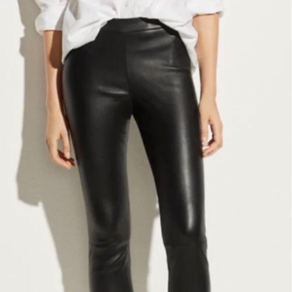 VINCE 100% Leather Leggings in Black: Sz S [$1295 MSRP] - Picture 2 of 11